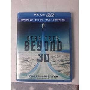 Star Trek Beyond 3D Blu-Ray/ DVD 3 Disc Set w/ Special Features Good Condition
